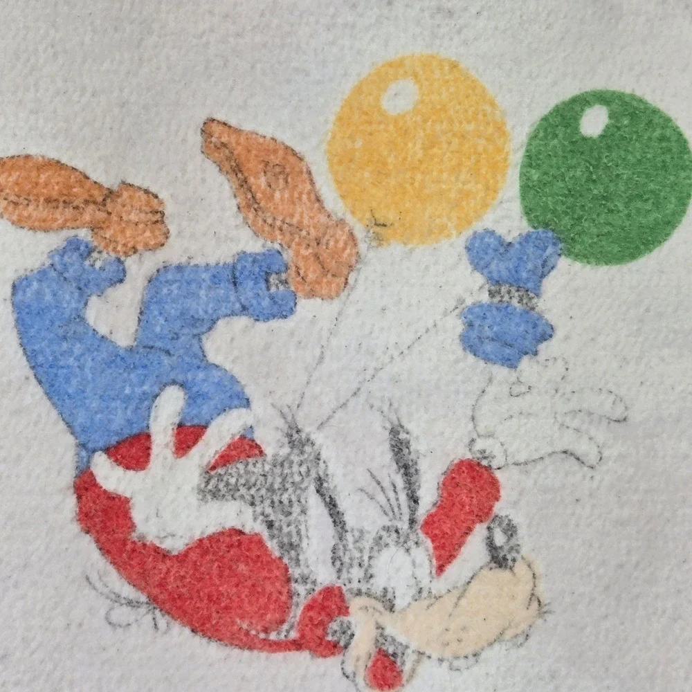 Vintage Disney Mickey Mouse Donald Goofy Dumbo Bartholomew Air Mobile‎ Blanket